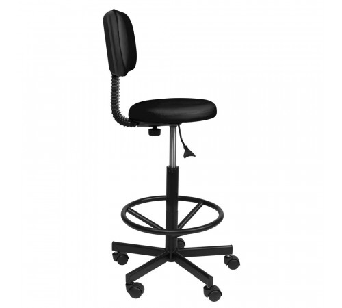 Стул мастера АСТЕК высокий с опорой для ног и спинкой