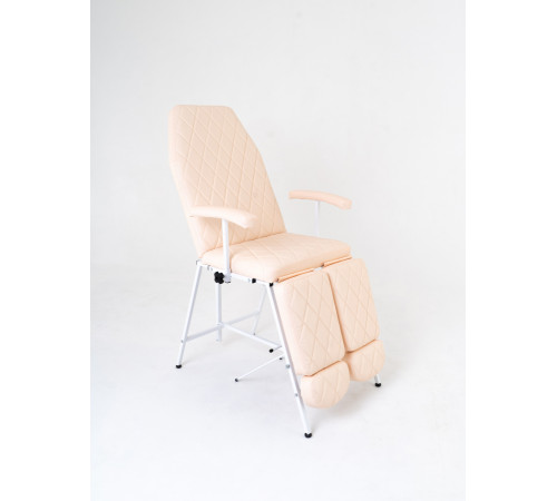Кресло педикюрное с прошивкой ромбом Горизонт