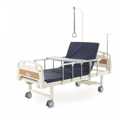 Кровать электрическая DB-7 (MЕ-2018Н-00) (2 функции) с полкой и накроватным столиком