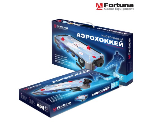 Аэрохоккей Fortuna HR-31 Blue Ice Hybrid настольный 86х43х15см