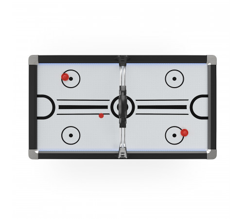 Игровой стол UNIX Line Аэрохоккей (226х125 cм) Black&White