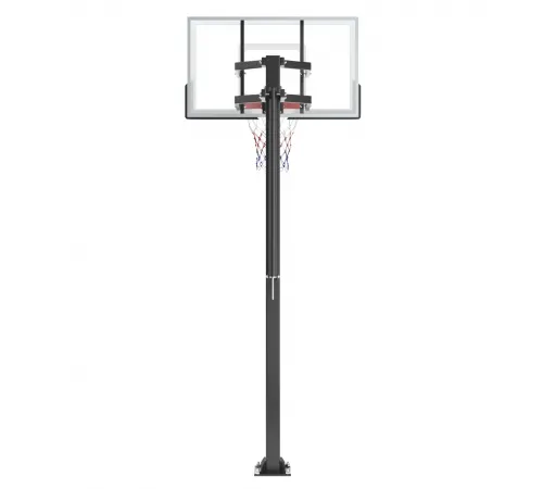 Баскетбольная стойка стационарная UNIX Line B-Stand-PC 54"x32" R45 H230-305 см