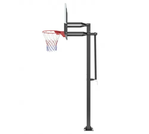 Баскетбольная стойка стационарная UNIX Line B-Stand-PC 54"x32" R45 H230-305 см