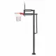 Баскетбольная стойка стационарная UNIX Line B-Stand-PC 54"x32" R45 H230-305 см