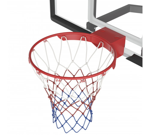 Баскетбольная стойка стационарная UNIX Line B-Stand-TG 54"x32" R45 H230-305 см