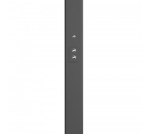 Баскетбольная стойка стационарная UNIX Line B-Stand-PC 72"x42" R45 H230-305 см