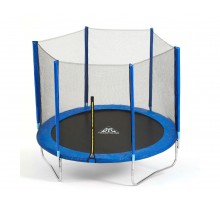 Батут DFC Trampoline Fitness с сеткой 14ft