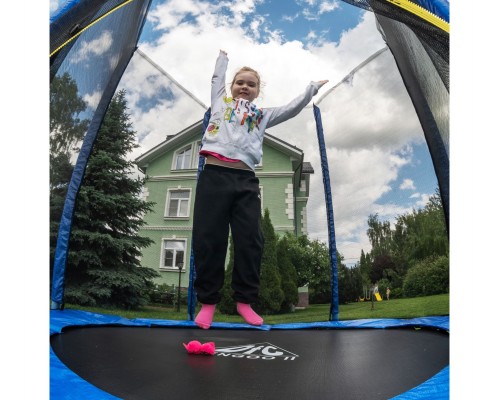 Батут DFC Trampoline Fitness с сеткой 12ft