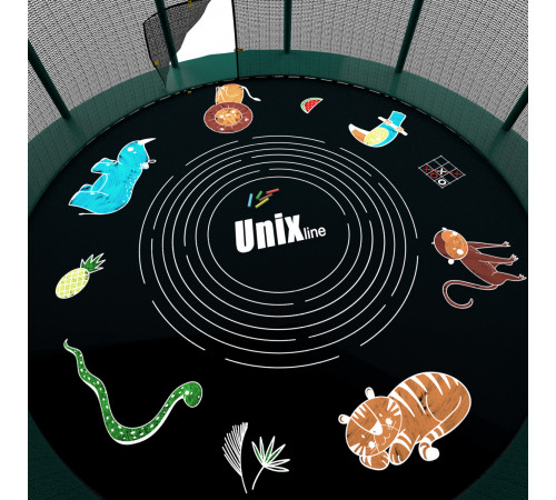 Батут UNIX Line SUPREME GAME 14 ft