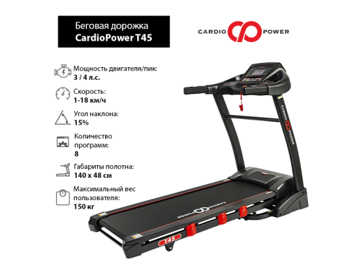 Беговая дорожка CardioPower T45