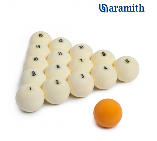 Шары Aramith Standard Pyramid Ø60.3 мм Желтый биток