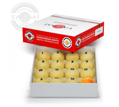 Шары TAO-MI PROFESSIONAL 68 мм Желтый биток