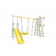 Детский спортивный комплекс для дачи ROMANA Богатырь Плюс - 2 (желтый/серый)