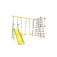 Детский спортивный комплекс для дачи ROMANA Богатырь Плюс - 2 (желтый/серый)