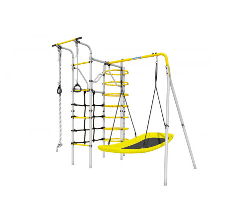Детский спортивный комплекс для дачи ROMANA Космос (желтый/серый)