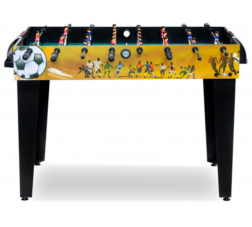 Настольный футбол (кикер) «Flex» (122x61x78.7 см, желтый)