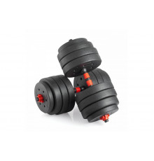 Гантели разборные с грифом, 40 кг. (2 шт. х 20 кг.) VictoryFit VF-DС400