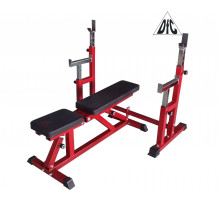 Скамья со стойками под штангу DFC DZ005AB