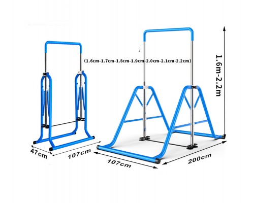 Турник для подростков DFC GA002 складной голубой
