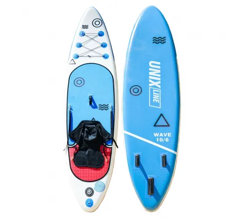SUP-борд UNIX Line Deep Sea (320 cm) + сиденье