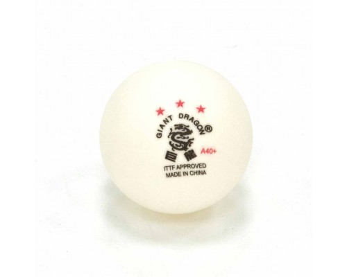 Мячи Dragon Professional ITTF 3* New (6 шт, бел.) в коробке