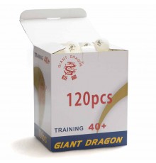 Мячи Dragon Training Silver 1* New (120 шт, бел.) в коробке