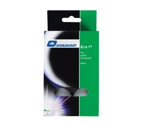 Мячики для н/тенниса DONIC ELITE 1, 6 штук, белый