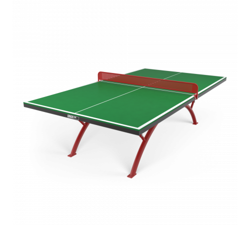 Антивандальный теннисный стол UNIX Line 14 mm SMC (Green/Red)