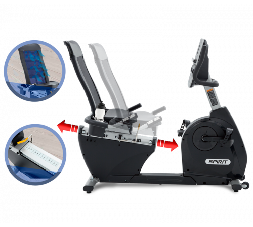 Велотренажер SPIRIT XBR55