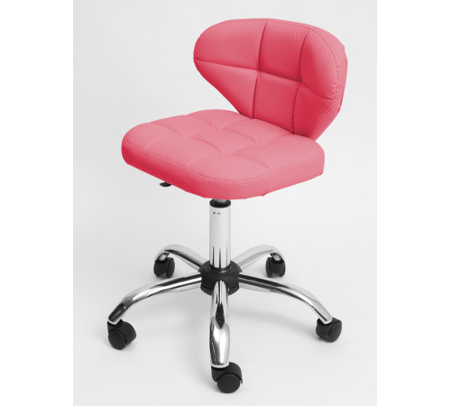 Стул мастера Трио, хром на колесах