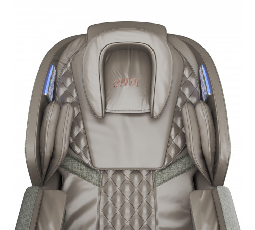 Массажное кресло UNIX Амелия / Amelia серый