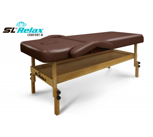 Массажный стол Relax Comfort-М коричневая кожа (№6)