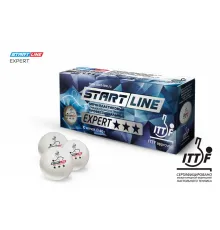 Мячи Start line EXPERT V40+ 3* (ITTF) (10 шт)