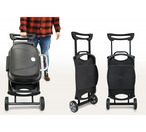 Комплект: Портативный газовый гриль 2 горелки и Подставка складная для газового гриля HOBO PRO