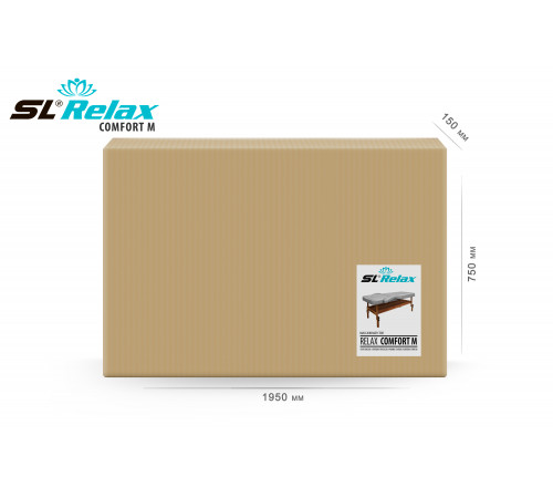 Массажный стол Relax Comfort-М серая кожа (№6)