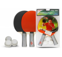 Набор для н/т Double Fish 2 ракетки и 3 мяча (301)