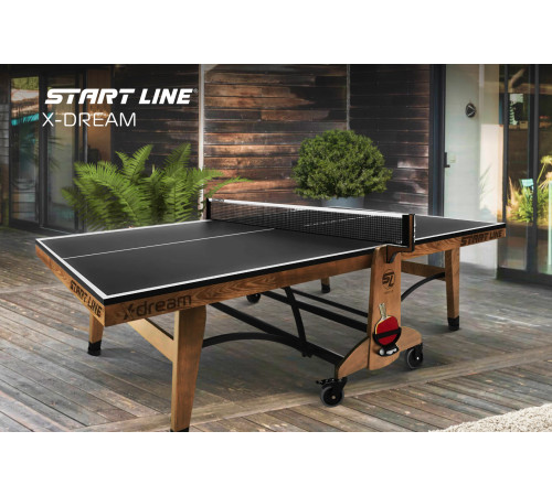 Стол теннисный X-dream Start Line (№5, ЛДСП Черный)
